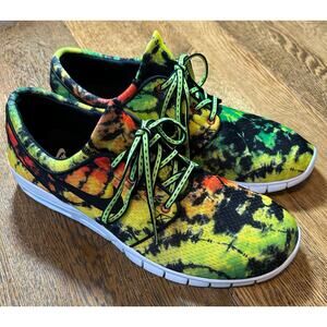 New! Nike Air Max SB Stefan Janoski Tie Dye Rasta Athletic Shoe #807497 Sz 14
